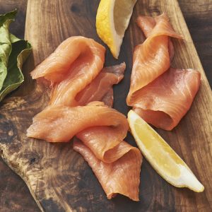 Cold smoked salmon