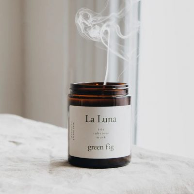 Candle – Green Fig – from La Luna, Cornwall