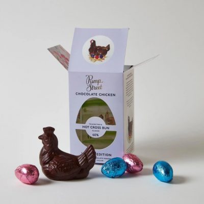 Hot cross bun chicken and eggs box (from Pump Street)